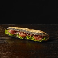 Le sandwich pavot jambon cru